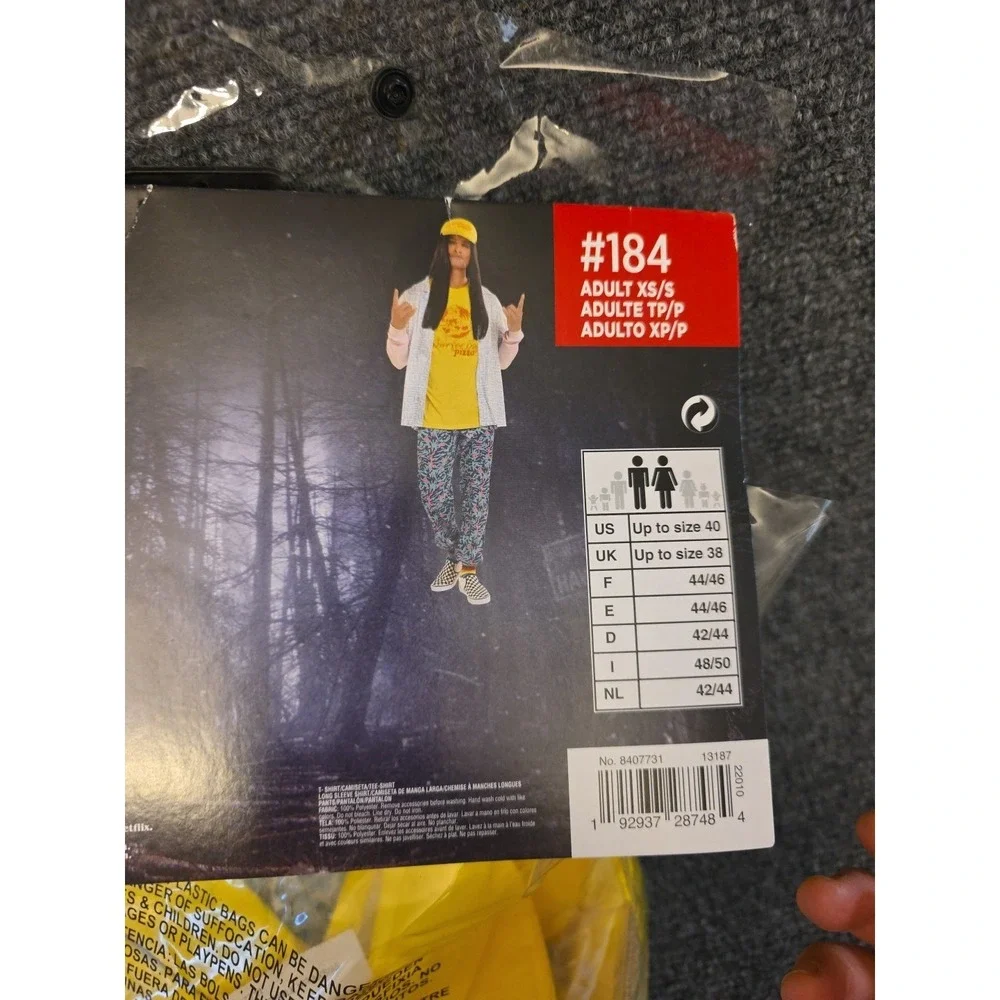 Stranger Things Argyle Mens‎ Halloween Costume XS S